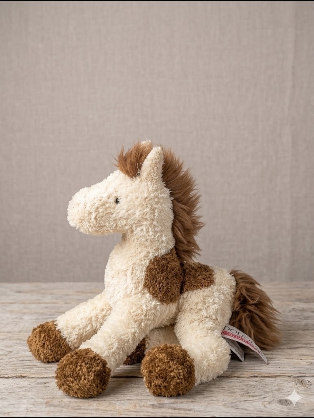 Vintage Y2K Douglas Cuddle Toys Pinto Pony Plush